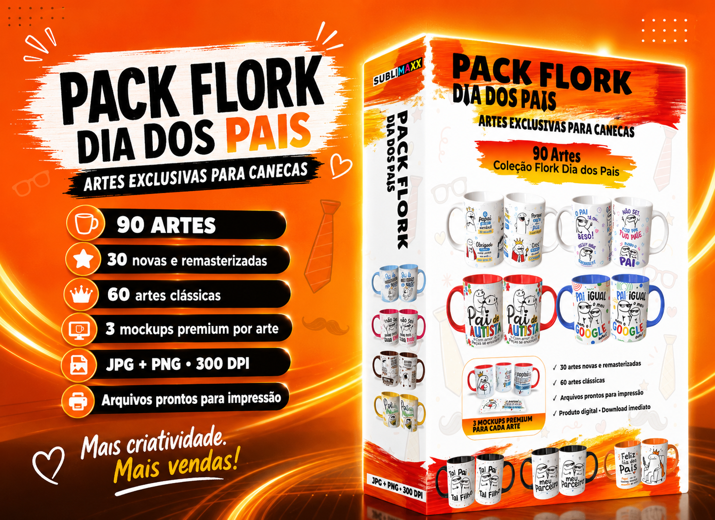 Pack Flork Dia dos Pais